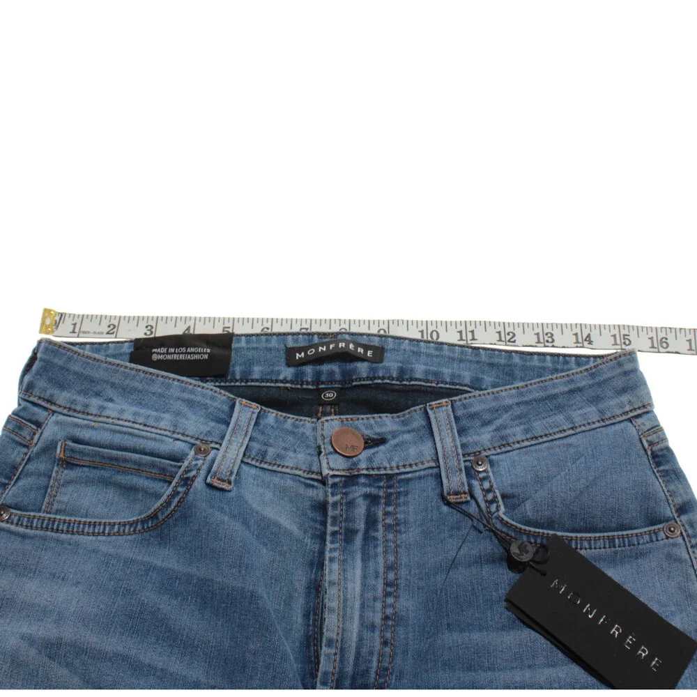 Monfrere NWT Denim Jeans Size 30 US Slim Fit Brando in Blue Cotton Blend